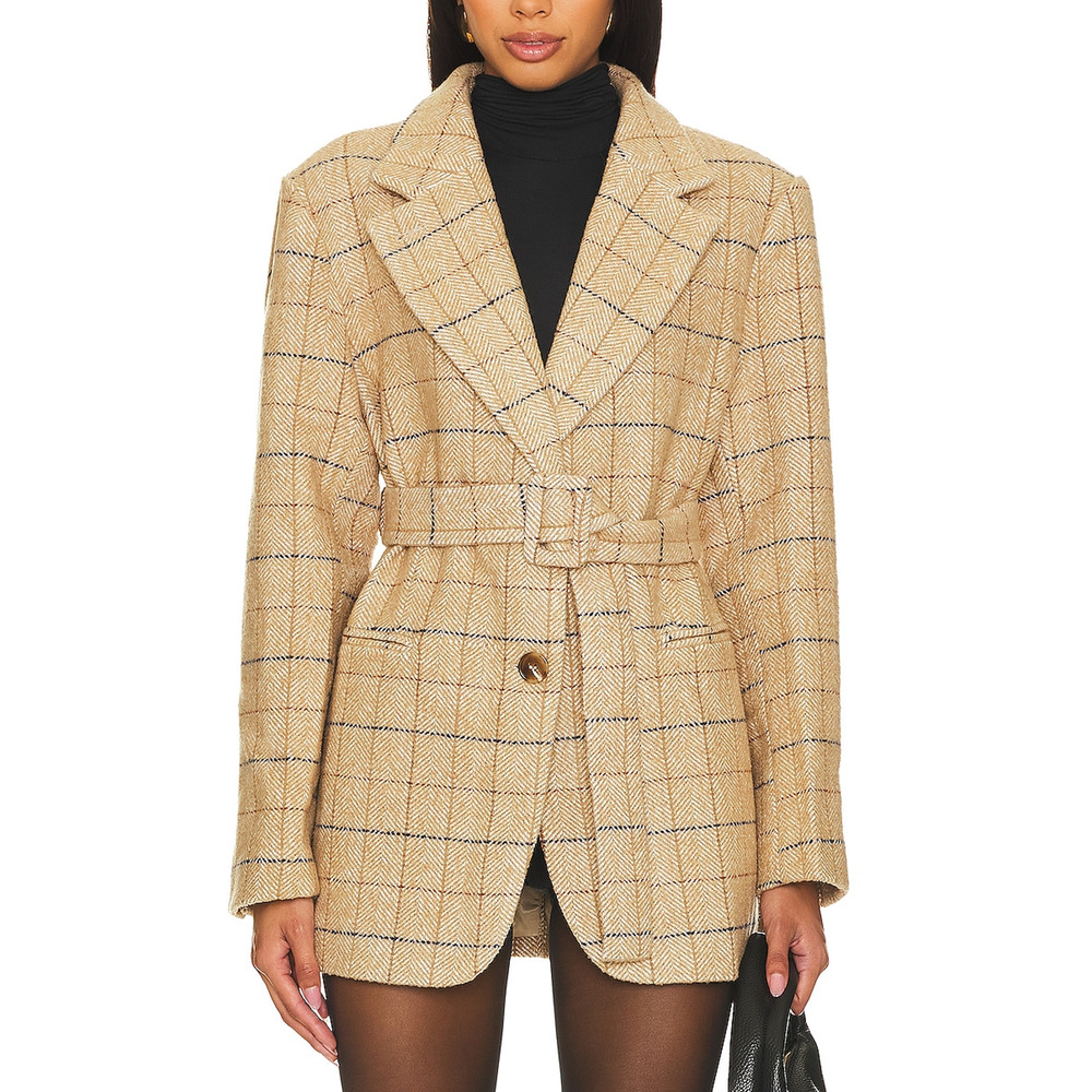Astr The Label 'Lottie' Gold Blazer Size L